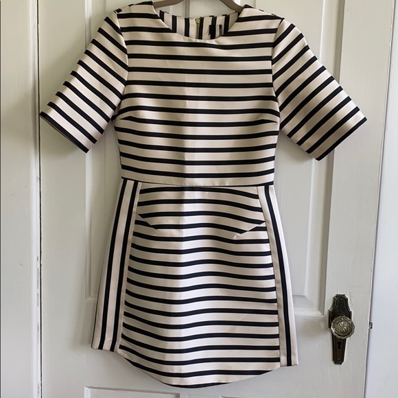 Black and white stripe topshop dress - Picture 2 of 7